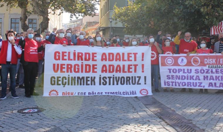 DİSK'ten "Asgari ücretten vergi alınmasın" çağrısı