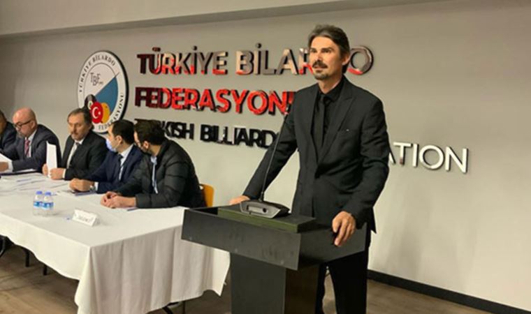 Ersan Ercan yeniden Bilardo Federasyonu başkanlığına seçildi