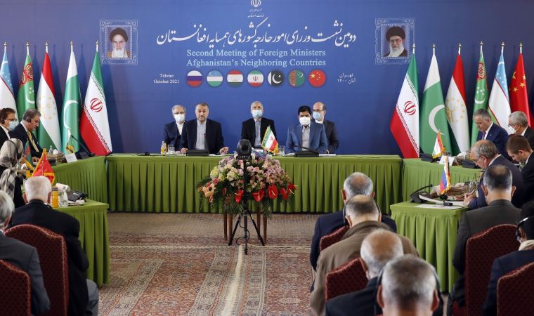 Afganistan’a komşu ülkeler Tahran’da toplandı