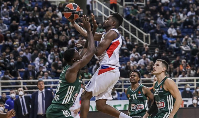 Anadolu Efes, Euroleague'in 6.haftasında Panathinaikos'a 95-69 kaybetti