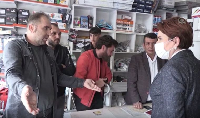Akşener'in Siirt ziyaretinde "Burası Kürdistan" diyen kişi gözaltına alındı