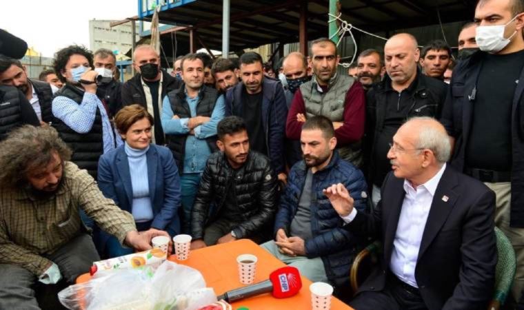 Kemal Kılıçdaroğlu, kağıt toplama işçilerini ziyaret etti: Baktılar rant var, bizim adamlarımız nasıl buraya yerleşir, bunun hesabını yapıyorlar
