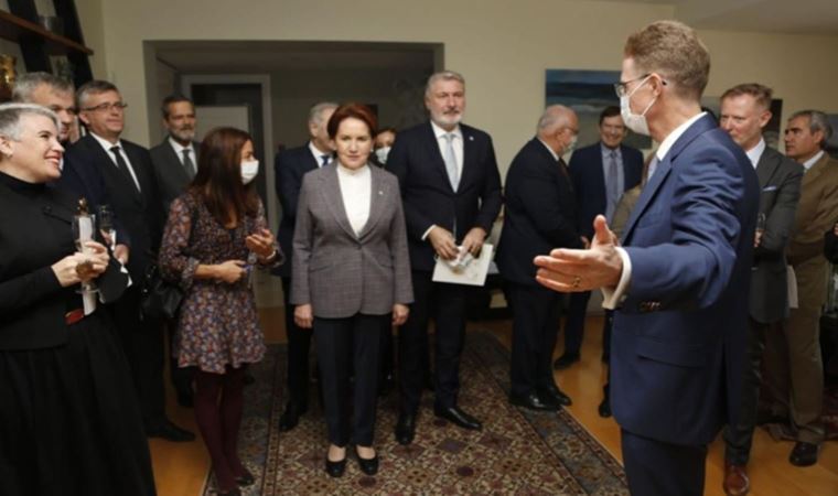 İYİ Parti Genel Başkanı Akşener, AB büyükelçileriyle görüştü