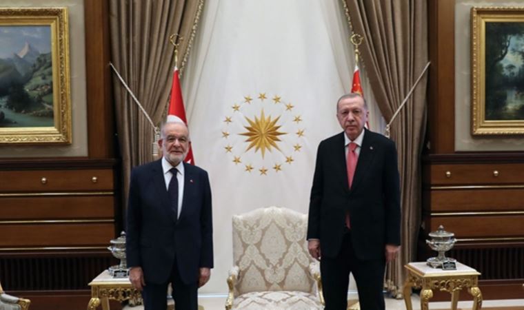 Erdoğan, Karamollaoğlu'nu kabul etti