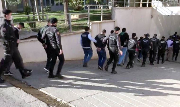 Gaziantep'te suç örgütüne operasyonda 17 tutuklama