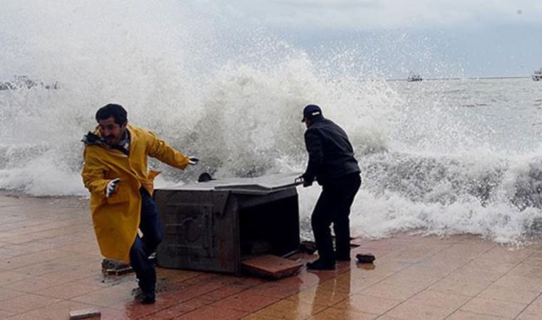 Meteoroloji'den Ege ve Marmara denizi için fırtına uyarısı
