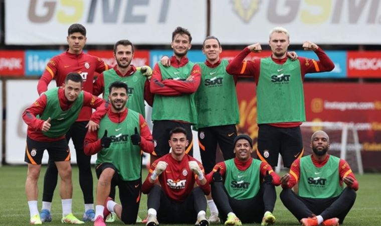 Galatasaray'da Morutan takımla çalıştı