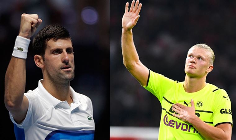 Djokovic, Erling Haaland'dan övgü dolu sözlerle bahsetti