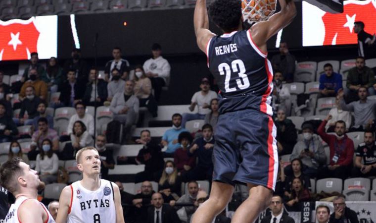 Beşiktaş Icrypex, iki uzatma sonunda Rytas'ı 82-79 ile devirdi