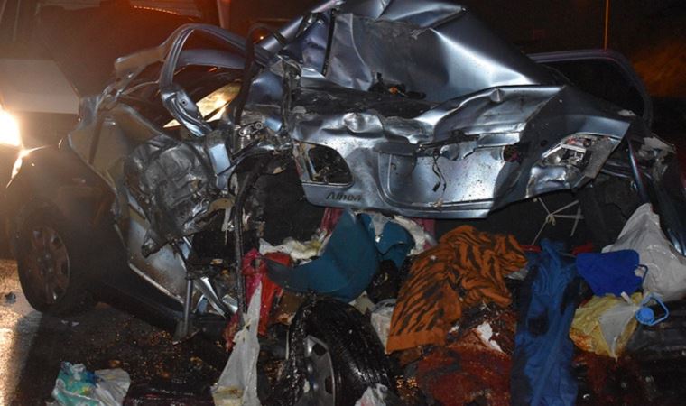 TEM’de korkutan kaza: 5 yaralı