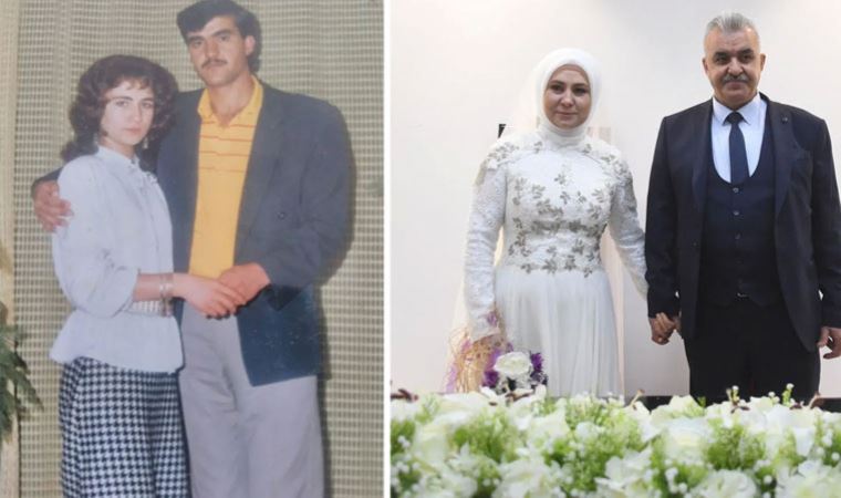 Kayseri'de 1986'da nişanlanan Azmi Bulut ile Mualla Beytül 35 yıl sonra evlendi