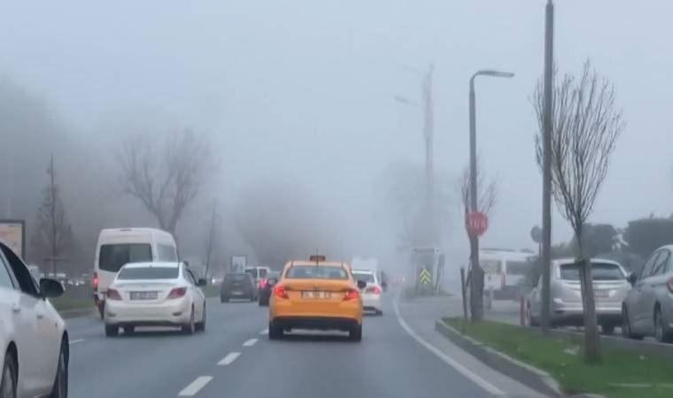 İstanbul'da yoğun sis etkisini sürdürüyor