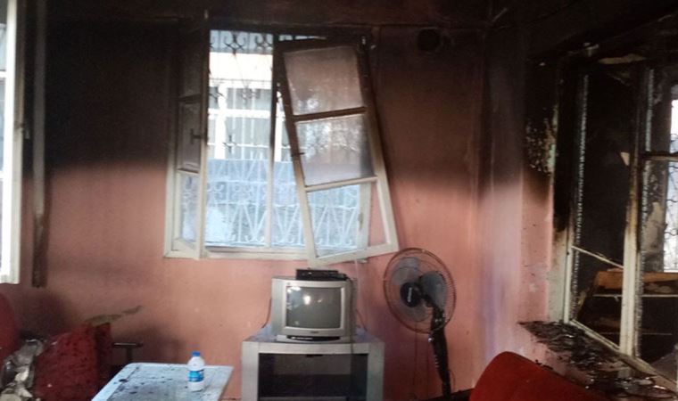 Ev sahibine kızdı: Evi ateşe verdi
