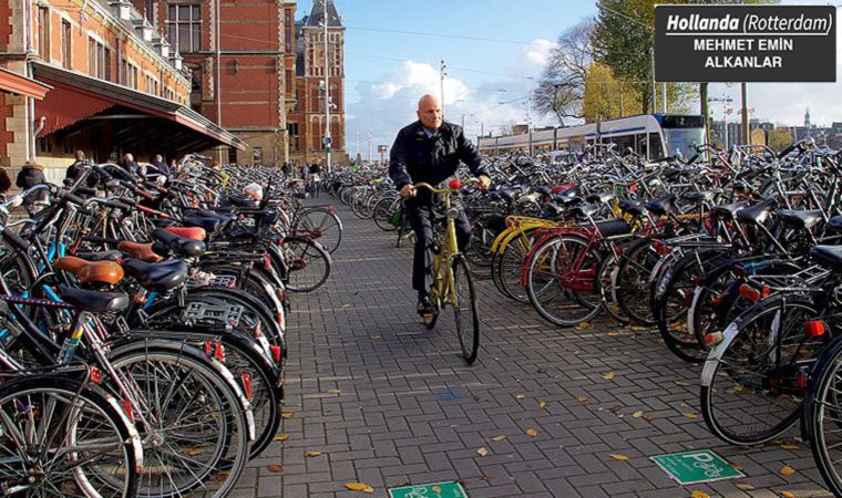 Hollandalının bisiklet merakı