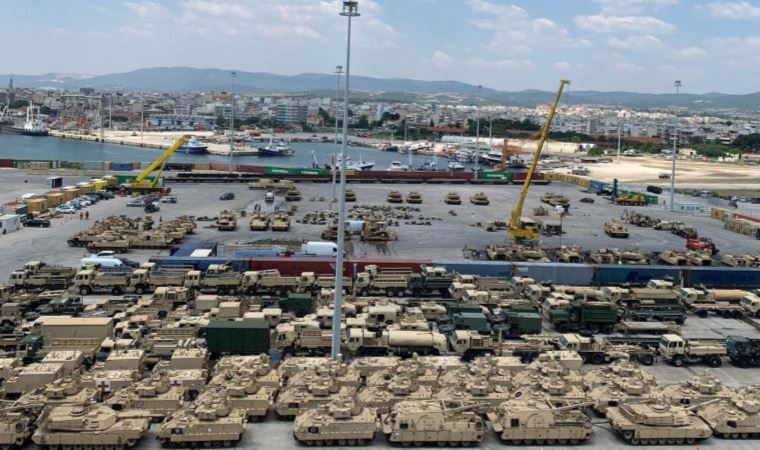 Bin askeri araç ve 120 helikopter... ABD'den Dedeağaç'a yığınak hazırlığı