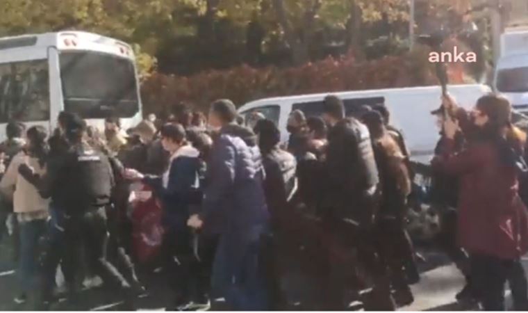 Ankara'da polis YÖK protestosuna müdahale etti: Çok sayıda gözaltı