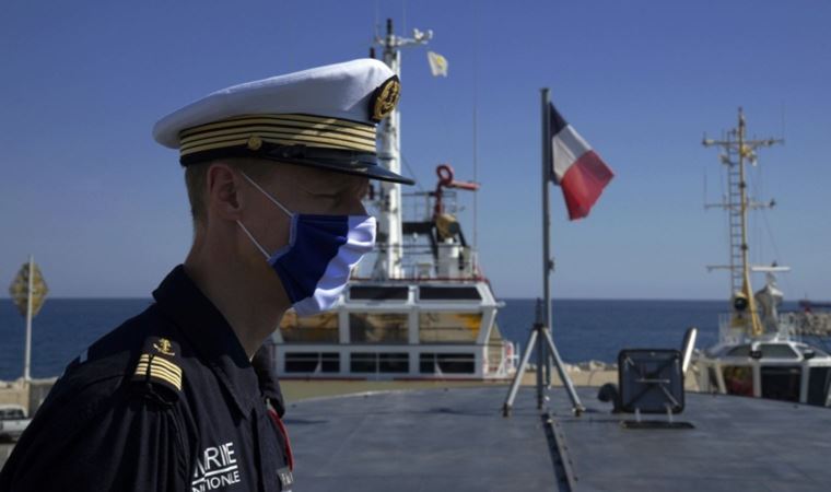 Fransız savaş gemisi Doğu Akdeniz'e konuşlanıyor