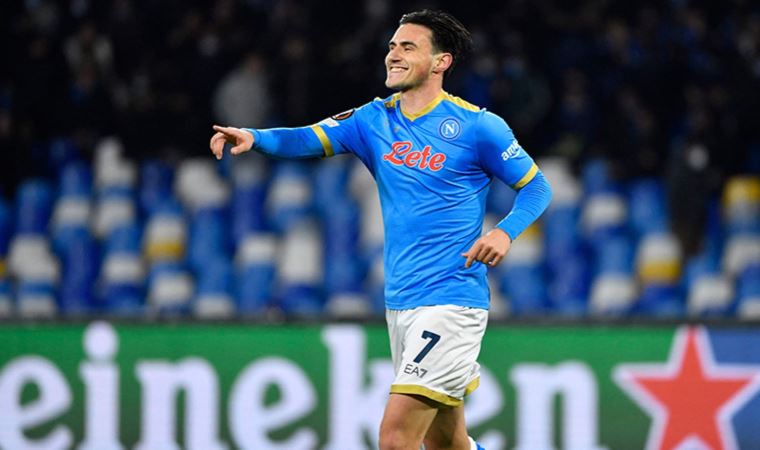 Eljif Elmas 2 gol attı, Napoli'yi üst tura taşıdı