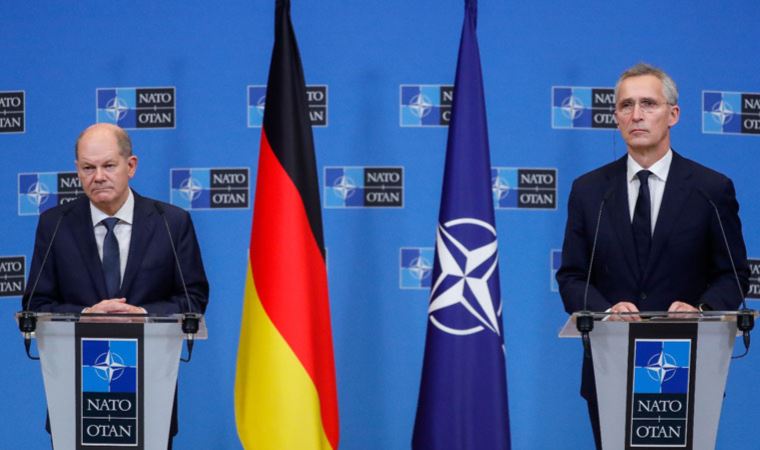 Almanya Başbakanı Scholz, NATO’yu ziyaret etti
