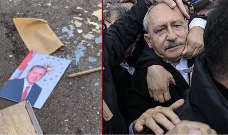Erdoğan'ın fotoğrafını yere atan kişi tutuklandı: Adalet kişiye göre değişir mi?