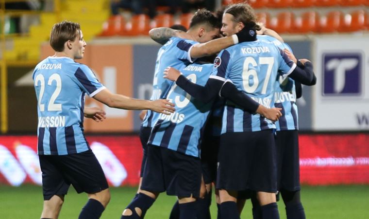 Adana Demirspor, Alanya deplasmanında 3 puanı 3 golle aldı!