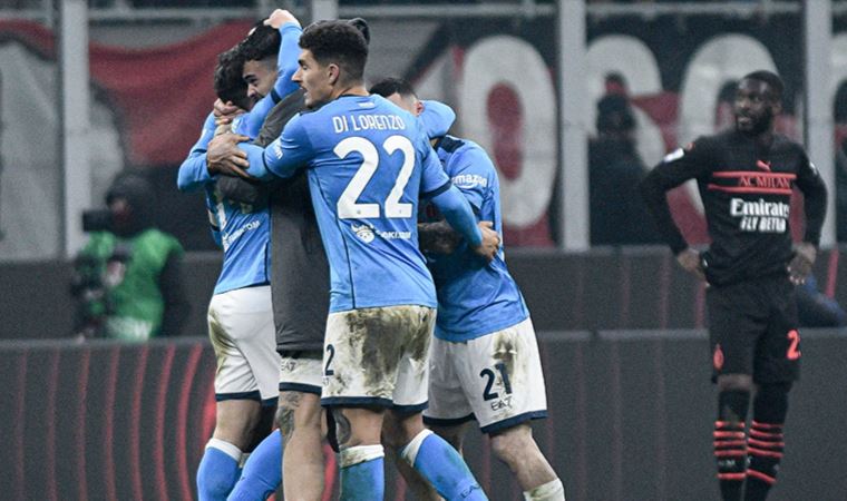 Napoli, Milan'ı deplasmanda tek golle yıktı