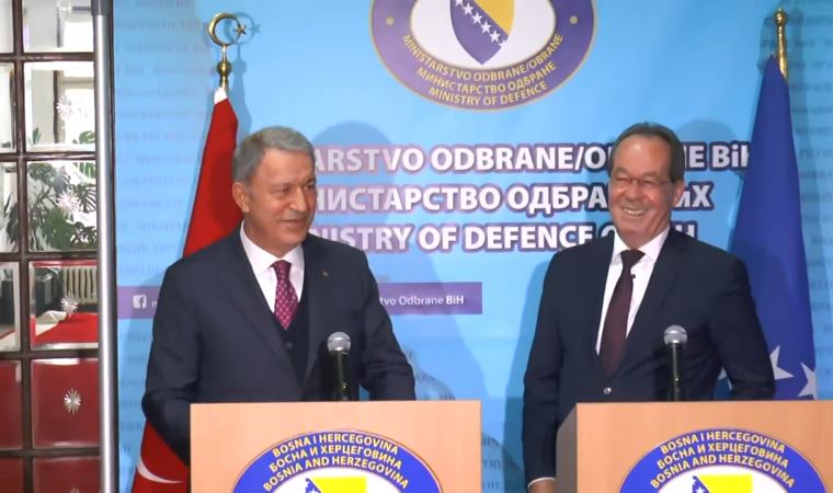 Savunma Bakanı Akar: Bosna Hersek ile her türlü iş birliğine hazırız