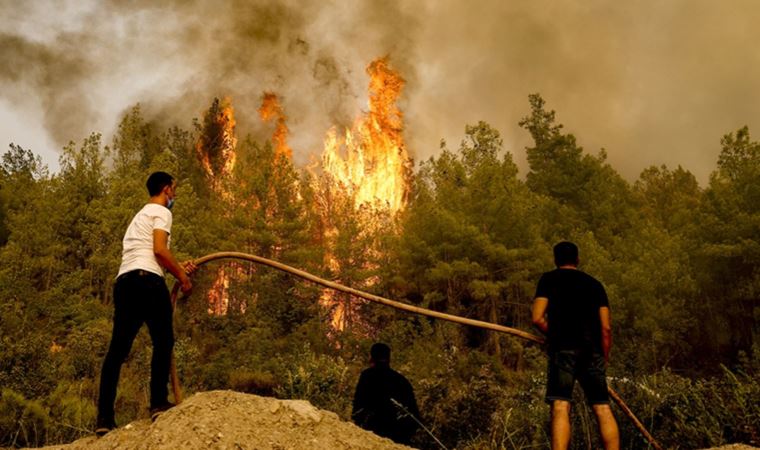 Manavgat’ta yangın bölgesinde mermer ocağı izni verildi