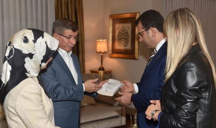 Ekrem İmamoğlu, Ahmet Davutoğlu'nu ziyaret etti