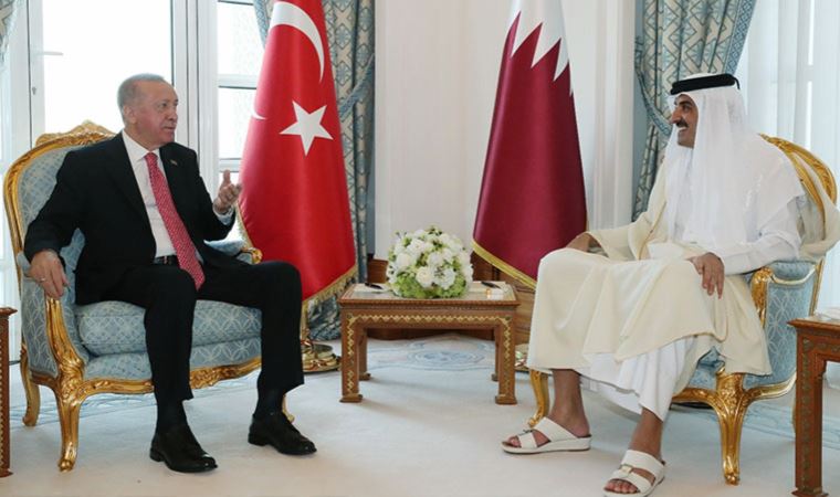 Cumhurbaşkanı Erdoğan, Katar Emiri Al Sani ile ikili görüştü