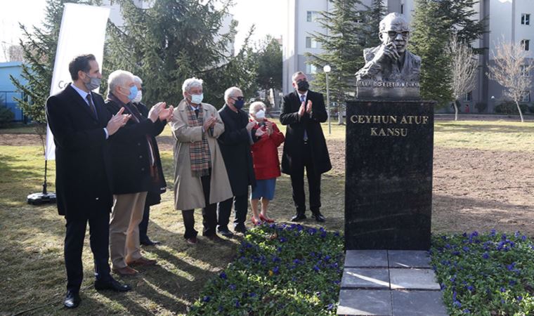 Çankaya Belediyesi, Ceyhun Atuf Kansu büstünün açılışını gerçekleştirdi
