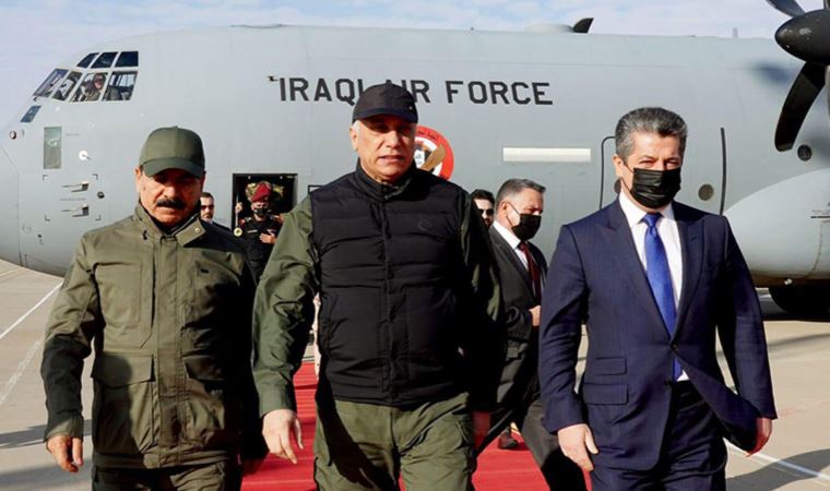 Irak Başbakanı Kazimi dün IKBY’yi ziyaret etti