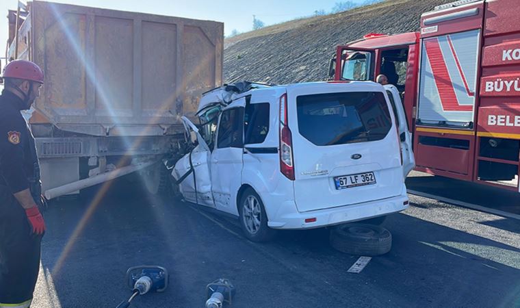 Kuzey Marmara Otoyolu'nda korkunç kaza