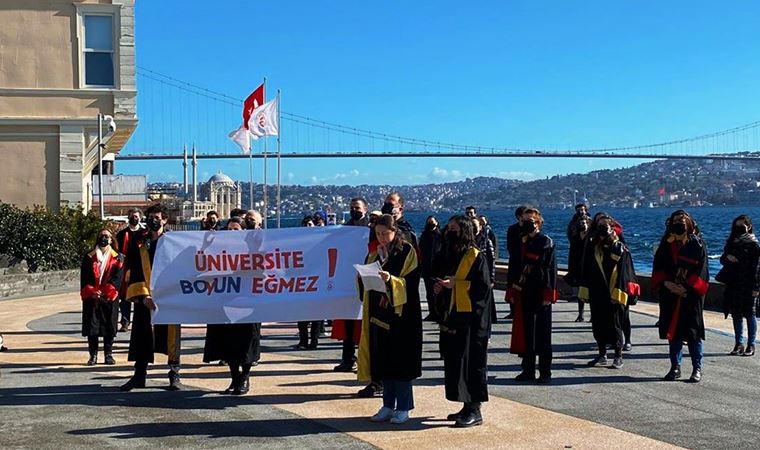 Galatasaray Üniversitesi hocalarından Boğaziçi'ne destek