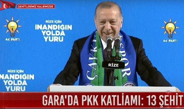 Erdoğan Gara Katliamı'nı anlattı, Karadeniz şivesiyle konuşup güldü