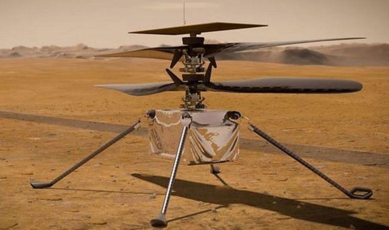 Mars: NASA, Nisan başında Kızıl Gezegen'de helikopter uçuracak