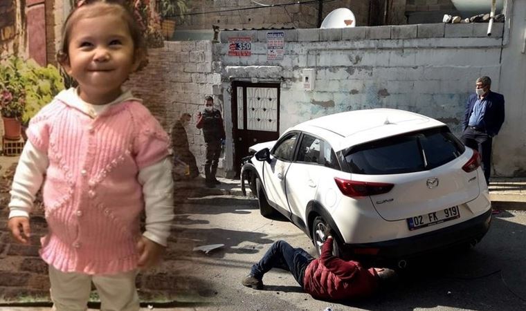 Sokakta oyun oynarken otomobilin çarptığı Ayşe Naz, hayatını kaybetti
