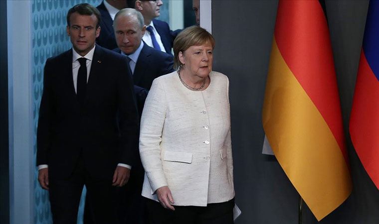 Putin, Merkel ve Macron'dan üçlü zirve