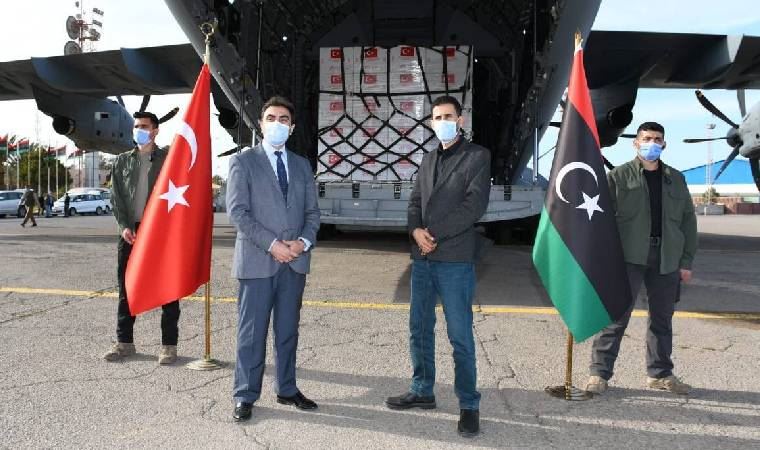 Ankara'dan yola çıkarılan 150 bin doz Covid-19 aşısı Libya'ya ulaştırıldı