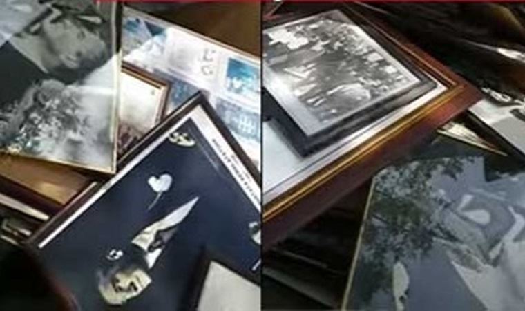 Denizli'de çöpte Atatürk posterleri! Okul müdürü görevden uzaklaştırıldı