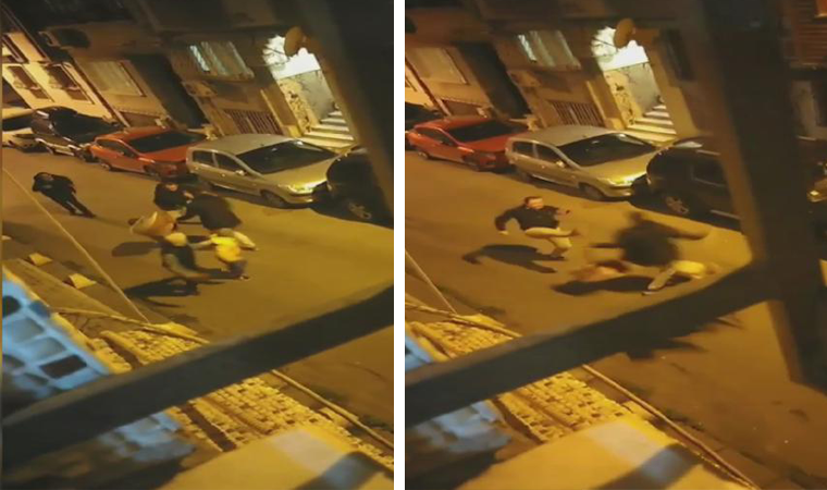 Şişli'de bir turist önce davulu bıçakladı sonra davulcuyu kovaladı