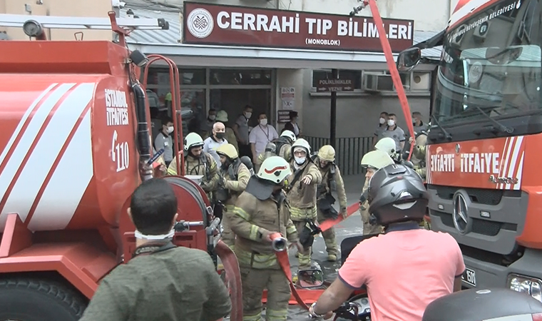 Son dakika gelişmesi... İstanbul Üniversitesi Çapa Tıp Fakültesi’nde yangın