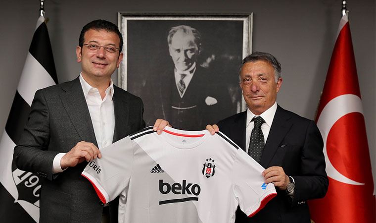 Ekrem İmamoğlu'ndan Beşiktaş'a ziyaret