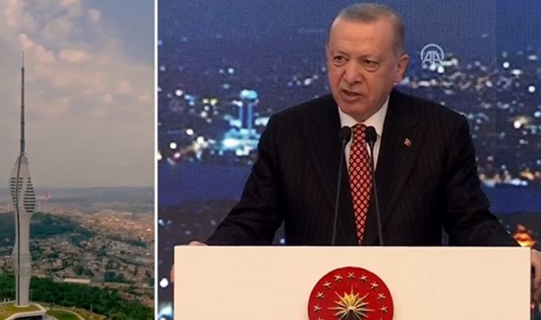 Son dakika... Erdoğan, Çamlıca Kulesi'nin açılışında Kanal İstanbul için tarih verdi