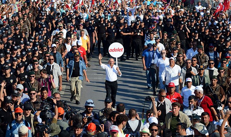 Kemal Kılıçdaroğlu'nun Ankara'dan İstanbul'a gerçekleştirdiği Adalet Yürüyüşü dört yaşında