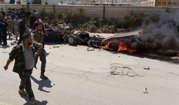 Son dakika: Afrin'de bombalı araçla saldırı