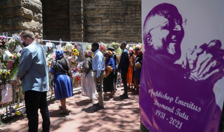 Güney Afrika, Desmond Tutu'yu son yolculuğuna uğurluyor