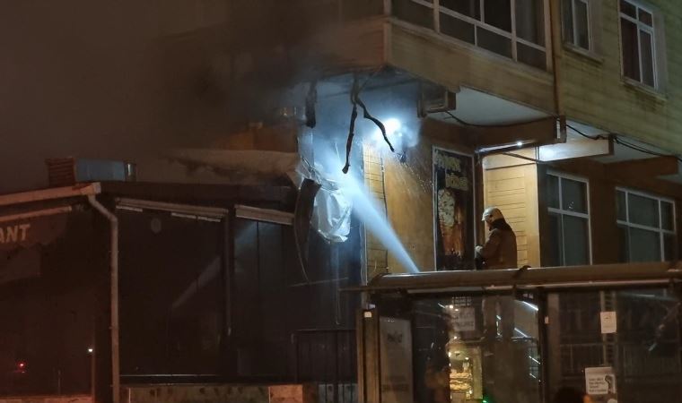 Şişli'de restoranda yangın