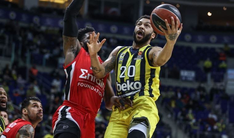 Fenerbahçe Beko, THY Euroleague'de Olympiakos'u mağlup etti