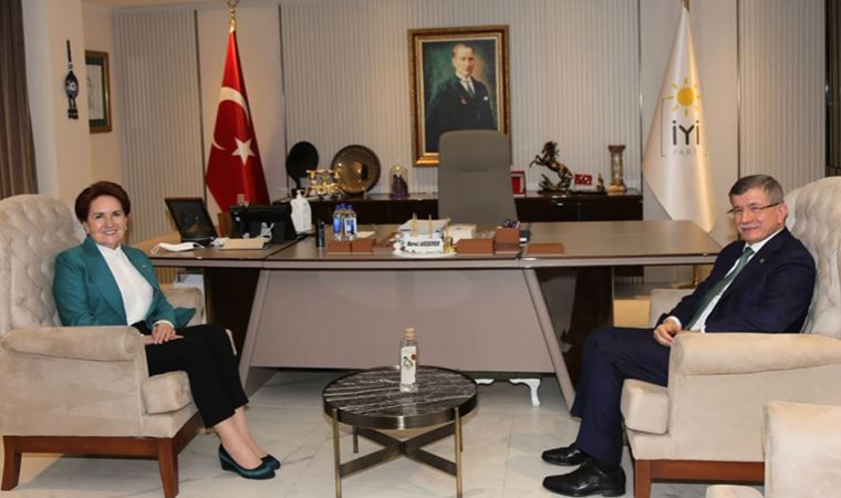 Gelecek Partisi Genel Başkanı Ahmet Davutoğlu, İYİ Parti Genel Başkanı Meral Akşener’i ziyaret etti